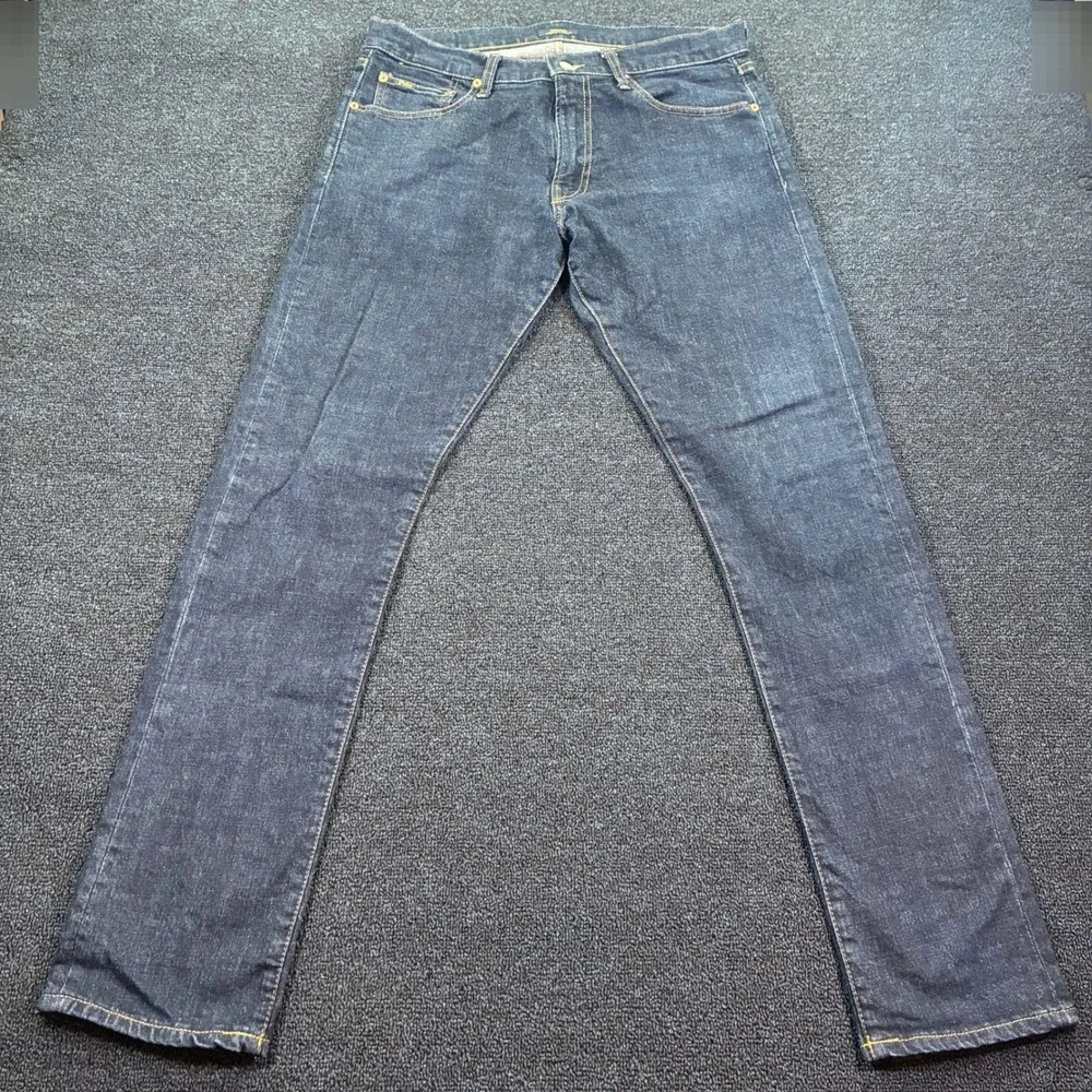 Polo Ralph Lauren Sullivan Slim Jeans Men 34x34 Dark Wash Indigo Stretch Denim